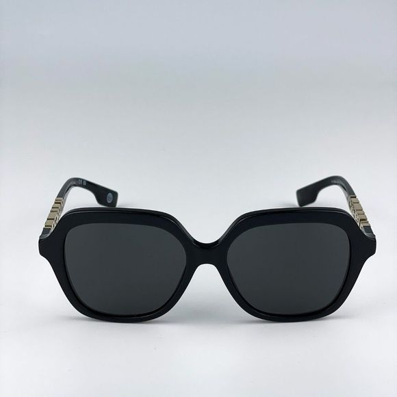 Burberry BE4389 Joni 300187  Sunglasses Black Dark Grey Square Women main image 5